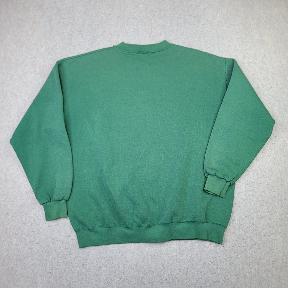 Vintage 90s Disney Store Tigger Sweatshirt XL Green Sketch Crewneck Made in USA - Picture 5 of 8
